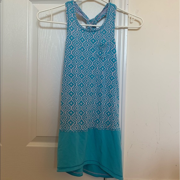 Ivviva Lululemon Blue Flowy Summer Dress - Picture 1 of 6